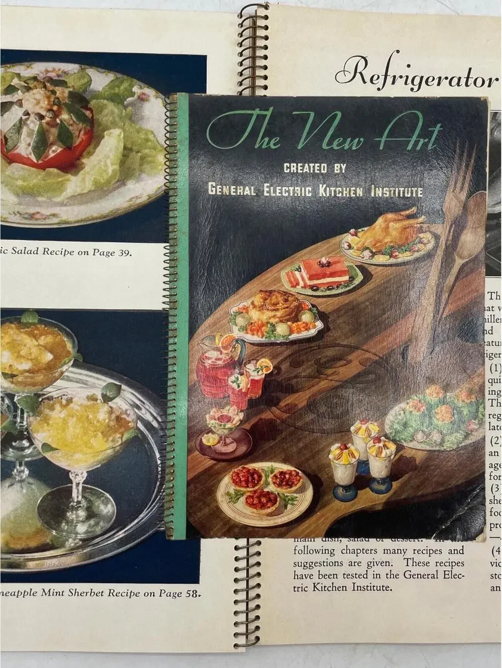Vintage 1930s GE Cookbook: The New Art, Recipes & Appliances